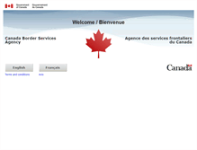 Tablet Screenshot of cbsa-asfc.gc.ca